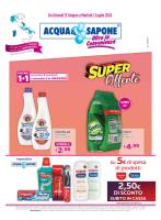 Volantino Acqua e Sapone: Lazio, Piemonte, Liguria, Sardegna Copertina Volantino Acqua e Sapone: Lazio, Piemonte, Liguria, Sardegna
