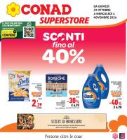 Copertina Volantino Conad Superstore Tirreno: Toscana, Lazio e Sardegna