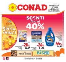 Copertina Volantino Conad Lombardia ed Emilia