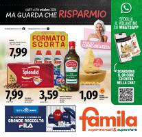 Volantino Famila Superstore: Veneto Copertina Volantino Famila Superstore: Veneto