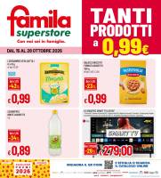 Copertina Volantino Famila Superstore Nord Italia