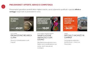 Copertina Volantino Pneus Market (Milano e Padova)