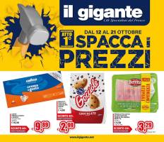 Copertina Volantino Il Gigante