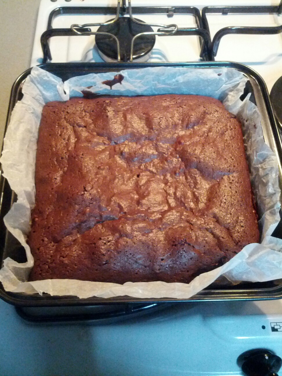 brownie appena sfornata