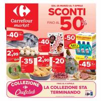 Copertina Volantino Carrefour Market Roma