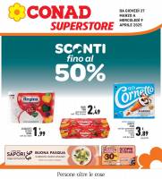 Copertina Volantino Conad Superstore Tirreno: Toscana, Lazio e Sardegna