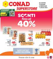 Copertina Volantino Conad Superstore Tirreno: Toscana, Lazio e Sardegna
