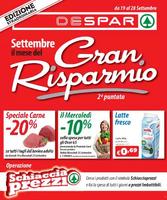 Copertina Volantino Despar e Eurospar Centro Italia