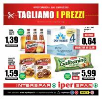 Copertina Volantino Despar, Eurospar, Interspar, Iperspar Calabria