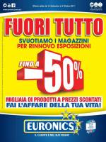 Copertina Volantino Euronics (Gruppo Cerioni): Marche