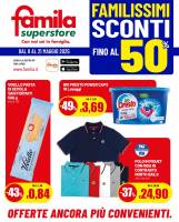 Copertina Volantino Famila Superstore Nord Italia