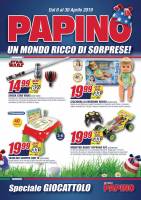 Copertina Volantino Trony Papino Bis