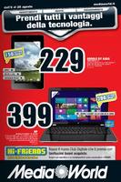 Volantino Mediaworld Agosto 2013