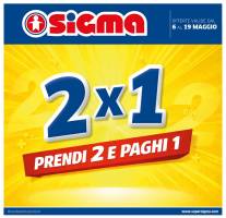 Copertina Volantino Sigma Emilia Romagna, Marche, Liguria, Toscana, Lombardia